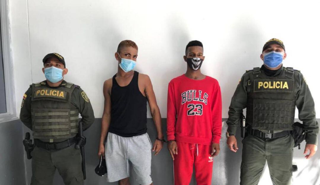 Los dos hombres que recobraron la libertad en la investigación por el crimen del ingeniero químico. 