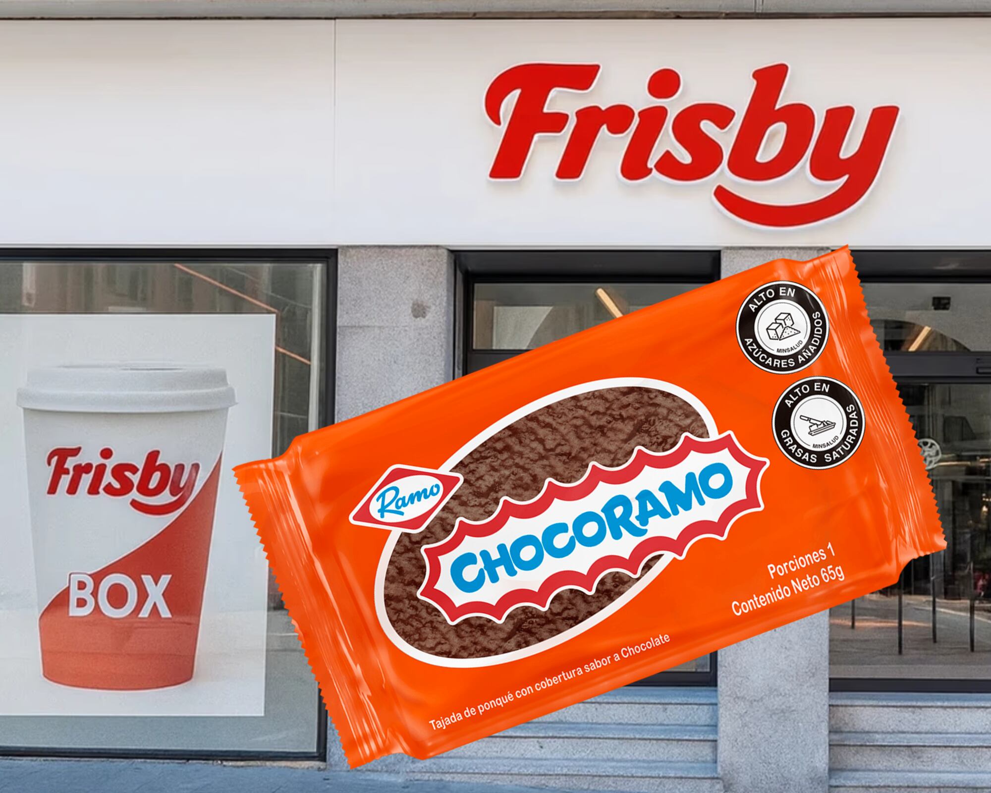 La empresa española aseguró que tiene máximo respeto por la marca colombiana y que su malteada impulsa la visibilidad y consumo de Chocoramo en Europa.
(Foto: Caracol Radio / Frisby España / Productos Ramo)