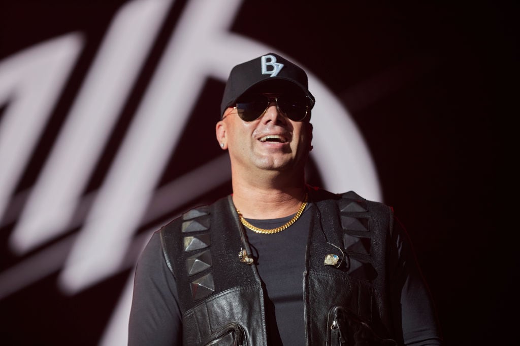 MEXICO CITY, MEXICO - NOVEMBER 26: Singer Wisin performs during the Flow Fest 2023 at Autodromo Hermanos Rodriguez on November 26, 2023 in Mexico City, Mexico. (Photo by Jaime Nogales/Medios y Media/Getty Images)