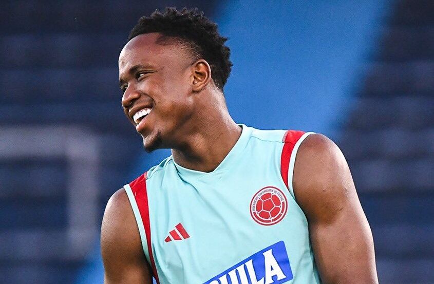 Luis Sinisterra con la Selección Colombia | Foto: Selección Colombia (Twitter)