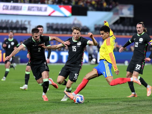 Colombia vs. Australia. Foto: Getty Images vía AFP.