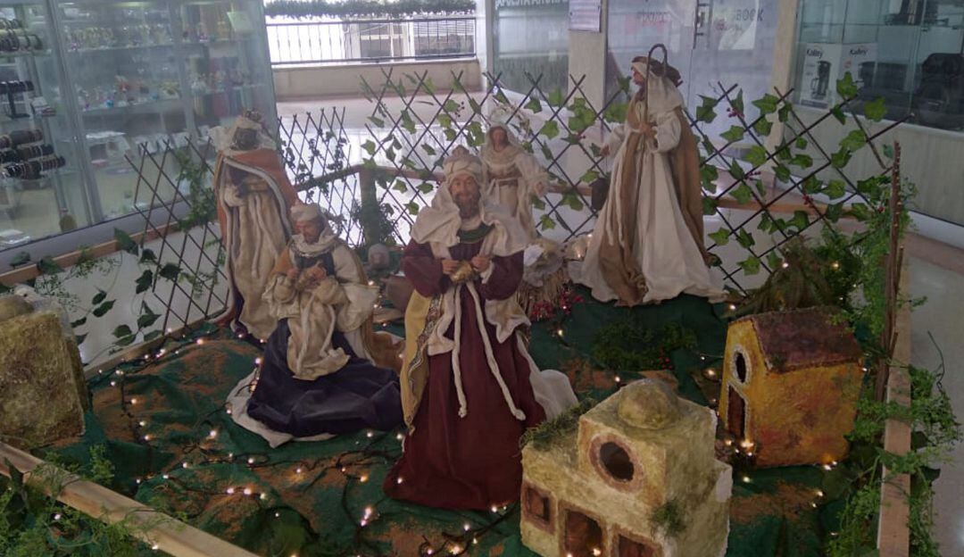 Pesebre en el centro comercial IBG