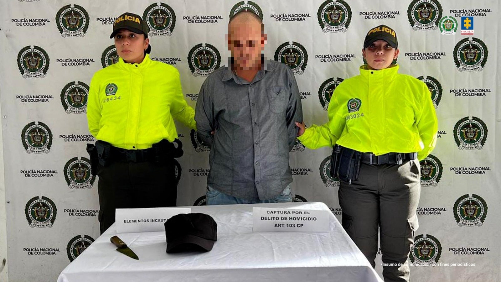 Presunto homicida de Marlon Pérez- foto fiscalía