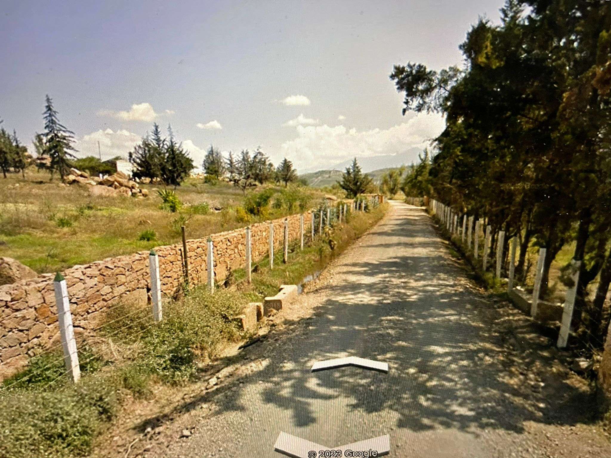 Carretera en Boyacá: antes
