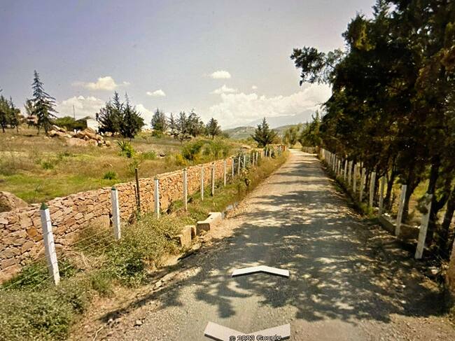 Carretera en Boyacá: antes