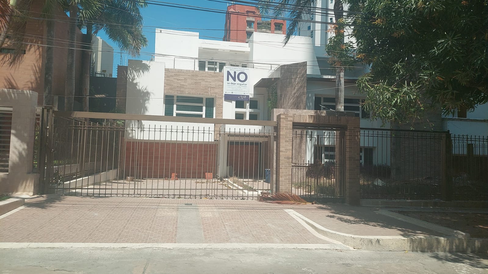Vivienda que aparece en la boleta de libertad de Jorge Alfonso López, bajo poder de la SAE./ Foto: Caracol Radio
