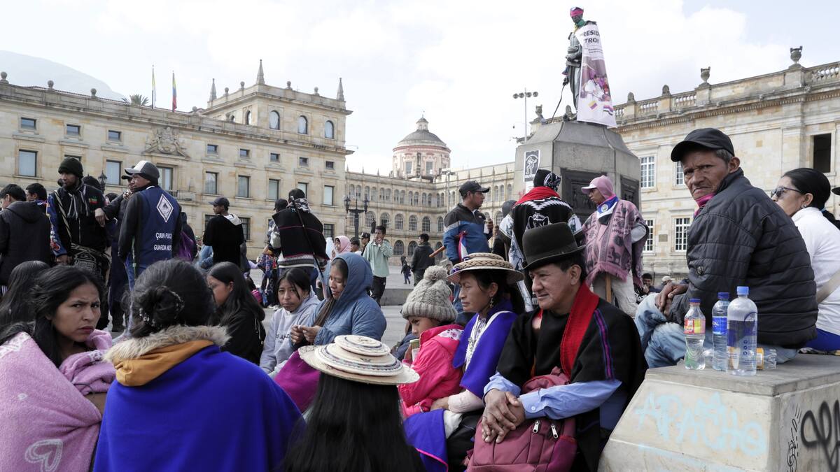 Líderes indígenas piden perdón por desmanes en marchas en Bogotá: dicen que fueron infiltrados