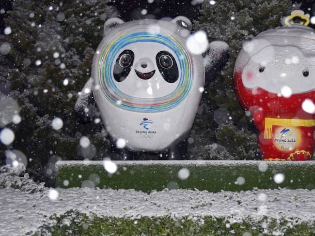 Mascotas de los Juegos Olímpicos de Invierno del 2022 en China.    Foto: Getty 
