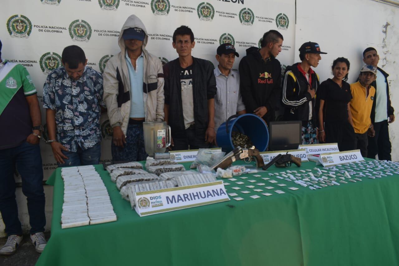 Capturados por comercialización de estupefacientes en Garzón.