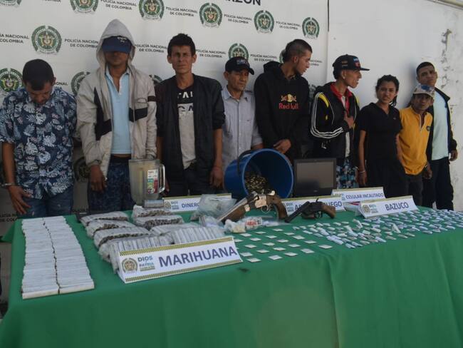 Capturados por comercialización de estupefacientes en Garzón.