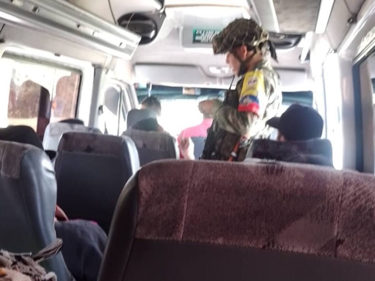 Disidencias de las Farc instalaron retén ilegal en el nororiente del Cauca