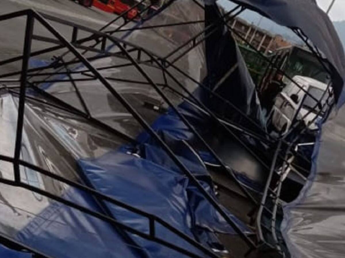 Así fue el vendaval que azotó el sur de Bogotá