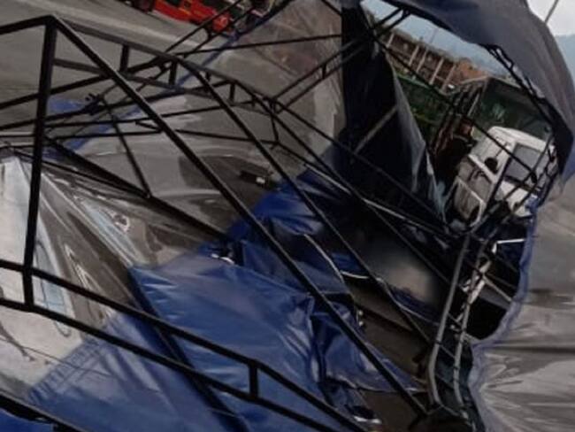 Así fue el vendaval que azotó el sur de Bogotá