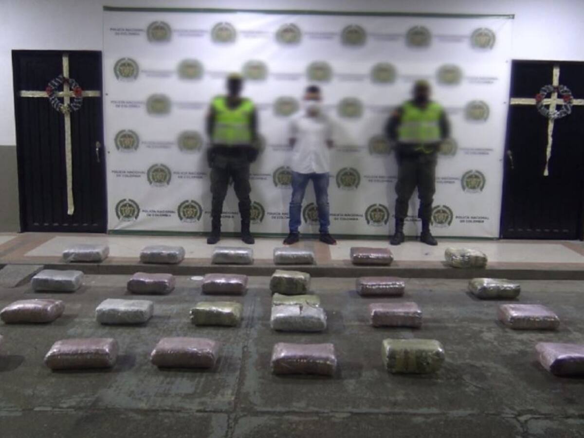 Un cargamento de marihuana fue incautado en la vía Alcalá - Pereira