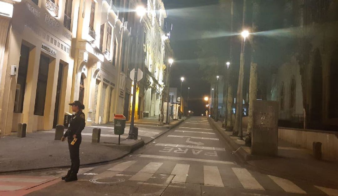 Toque de queda en Manizales 