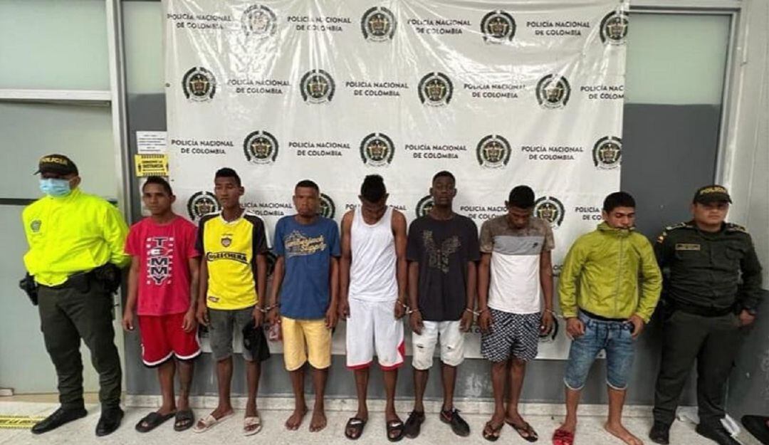 Capturados por la Policía Metropolitana