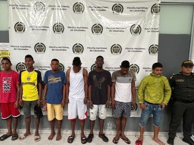 Capturados por la Policía Metropolitana