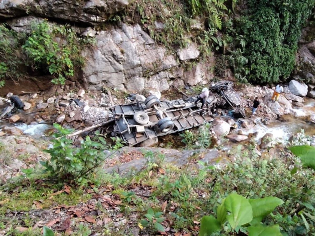 Fatal accidente en la vía Los Curos-Málaga en Santander: conductor cayó a un abismo y falleció