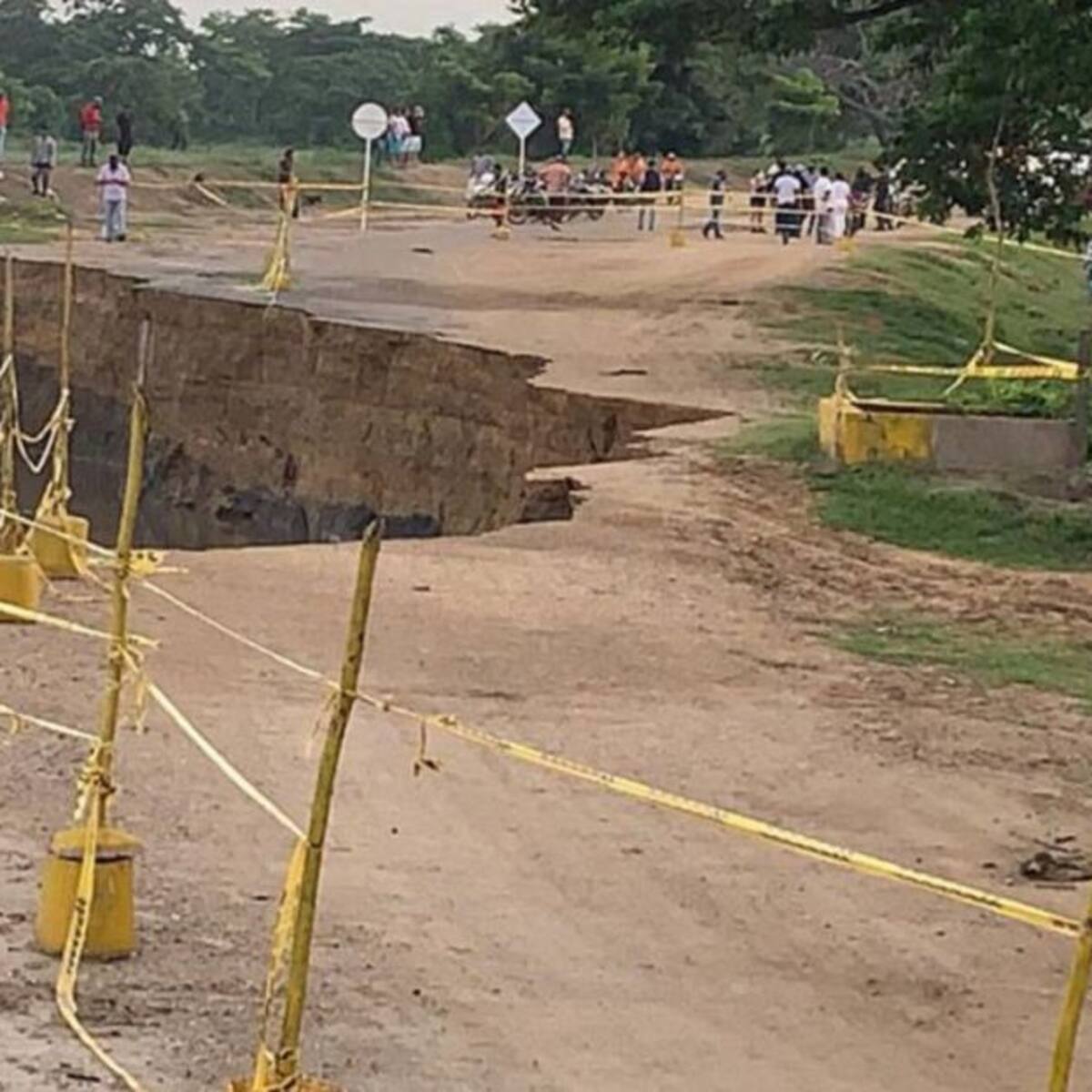"Nuestro pueblo Salamina se va a perder": comunidad ante la erosión