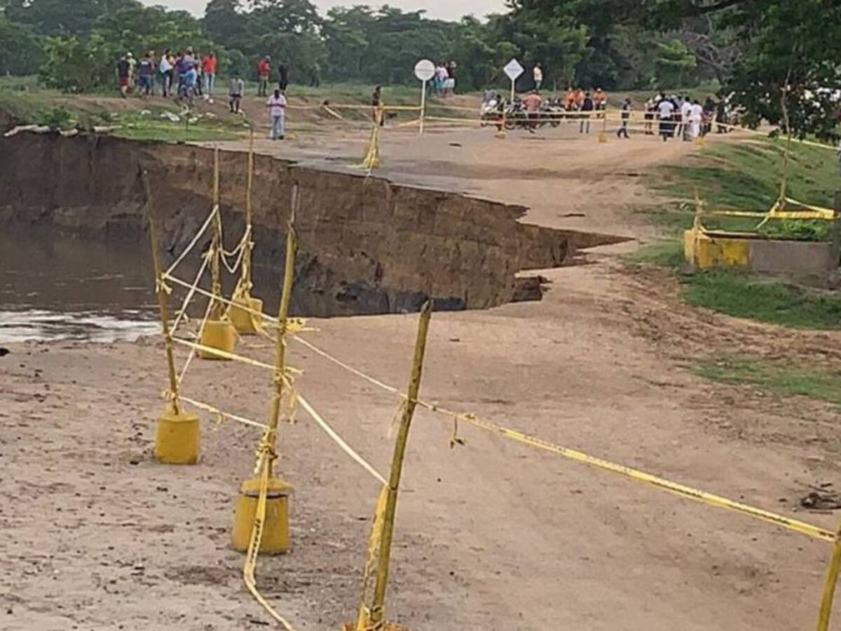 "Nuestro pueblo Salamina se va a perder": comunidad ante la erosión