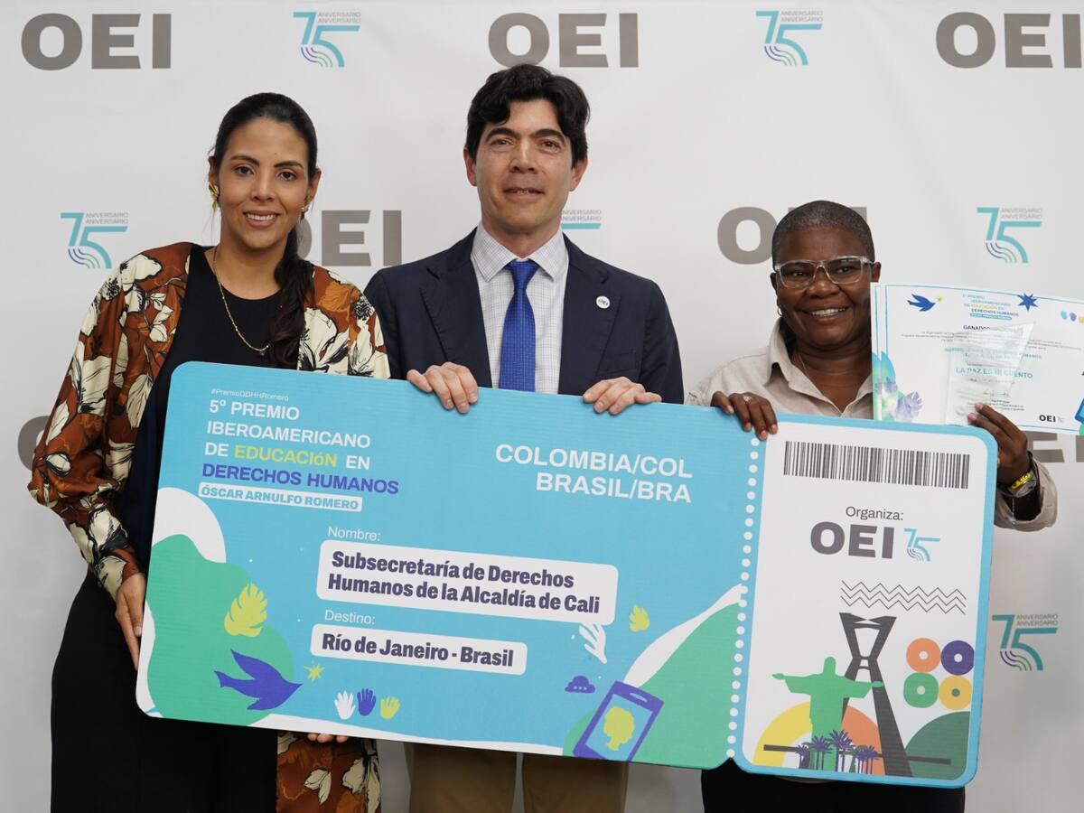 Iniciativa de paz de Cali estará en Brasil para el premio de la OEI