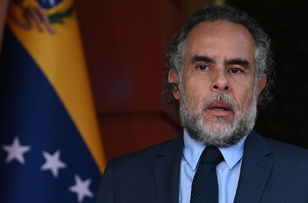 Armando Benedetti (Photo by Yuri CORTEZ / AFP) (Photo by YURI CORTEZ/AFP via Getty Images)