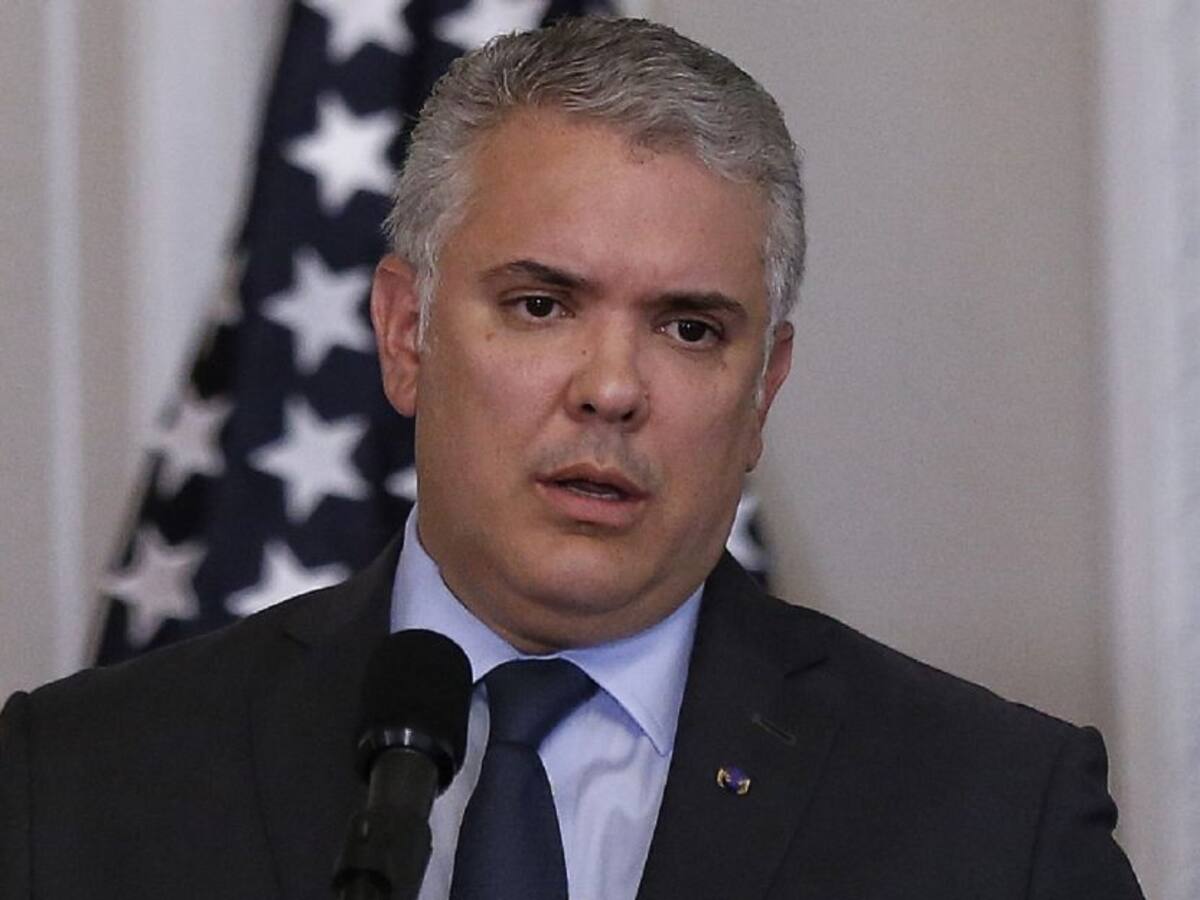 "Acá también lo esperan las cárceles colombianas" Iván Duque sobre Otoniel