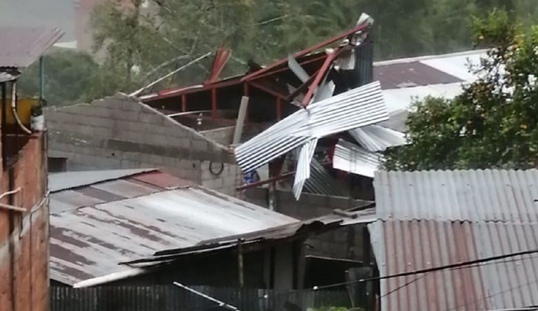 Vendaval en Manzanares, Caldas