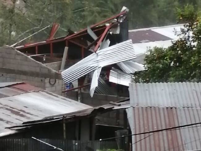 Vendaval en Manzanares, Caldas