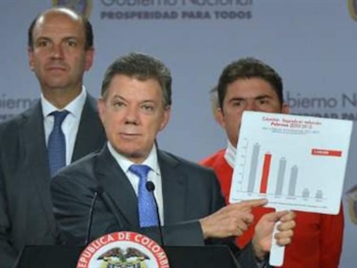 Santos dice que le ha cumplido al país en reducción de la pobreza