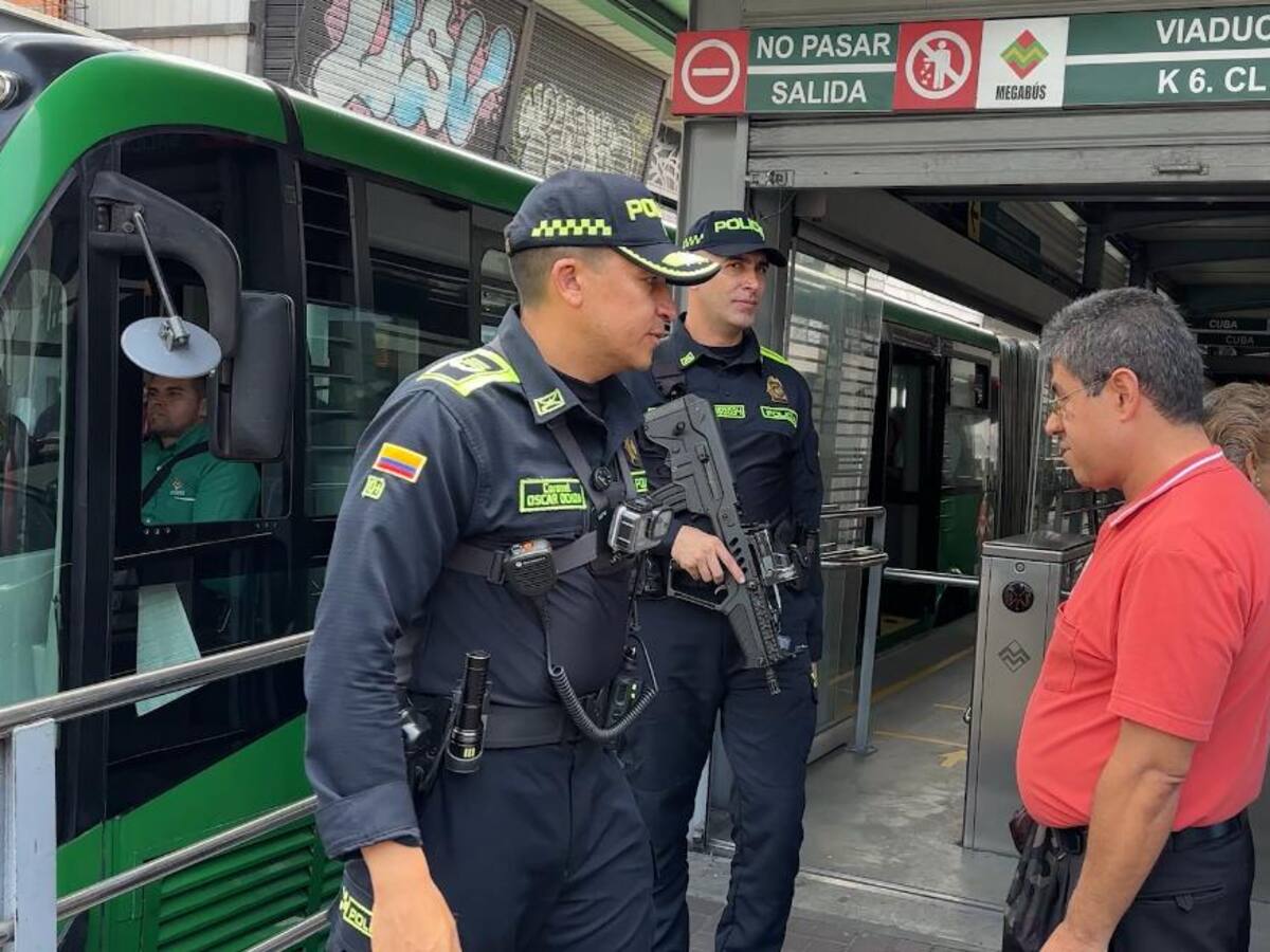 Anuncian refuerzo de seguridad en estaciones de Megabús en Pereira luego del hurto a un adulto mayor