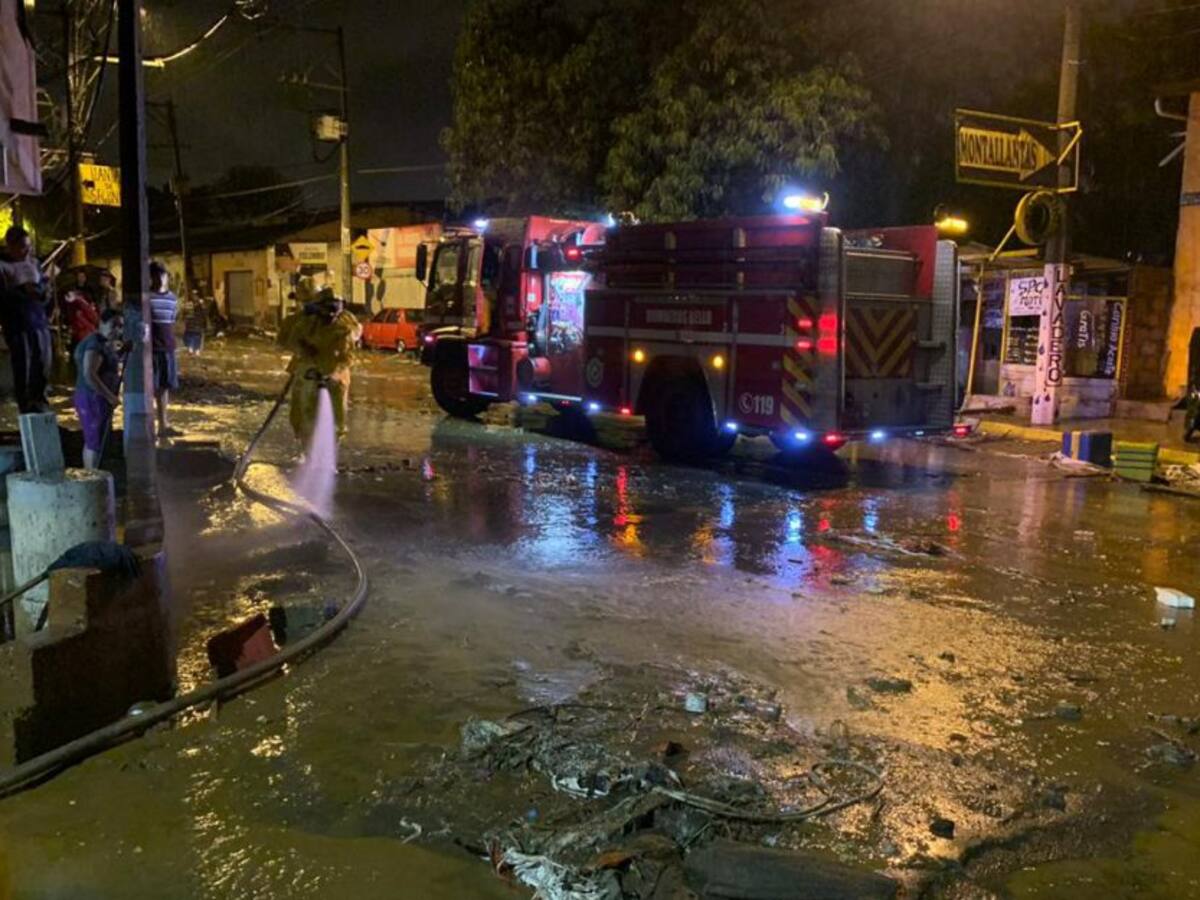 Cinco municipios de Antioquia reportaron afectaciones por fuertes lluvias