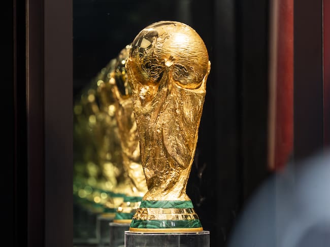 Trofeo de la Copa Mundial de la FIFA. (Photo by David Talukdar/Anadolu via Getty Images)