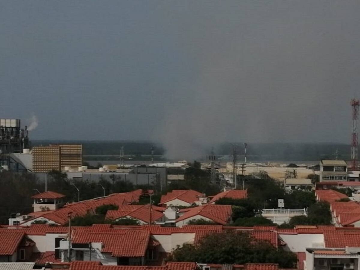 Persiste uno de los incendios en el Parque Isla Salamanca
