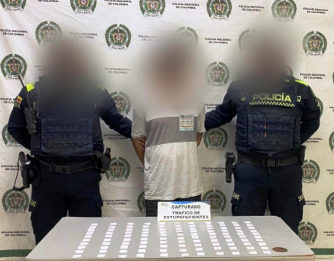 Alias ‘El Pingüi’ fue capturado vendiendo droga cerca de colegios en Arjona