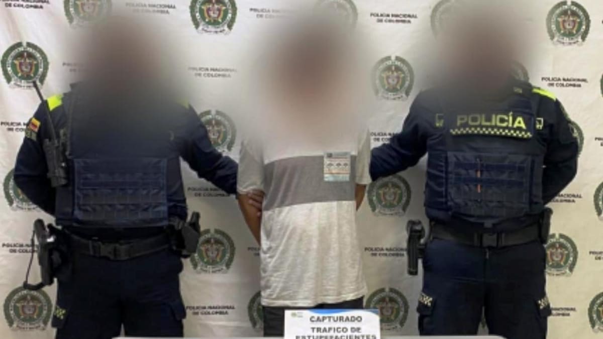 Alias ‘El Pingüi’ fue capturado vendiendo droga cerca de colegios en Arjona