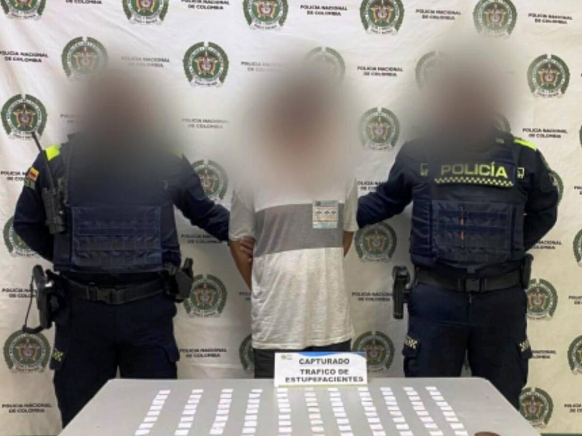 Alias ‘El Pingüi’ fue capturado vendiendo droga cerca de colegios en Arjona