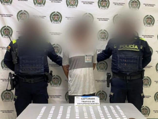 Alias ‘El Pingüi’ fue capturado vendiendo droga cerca de colegios en Arjona