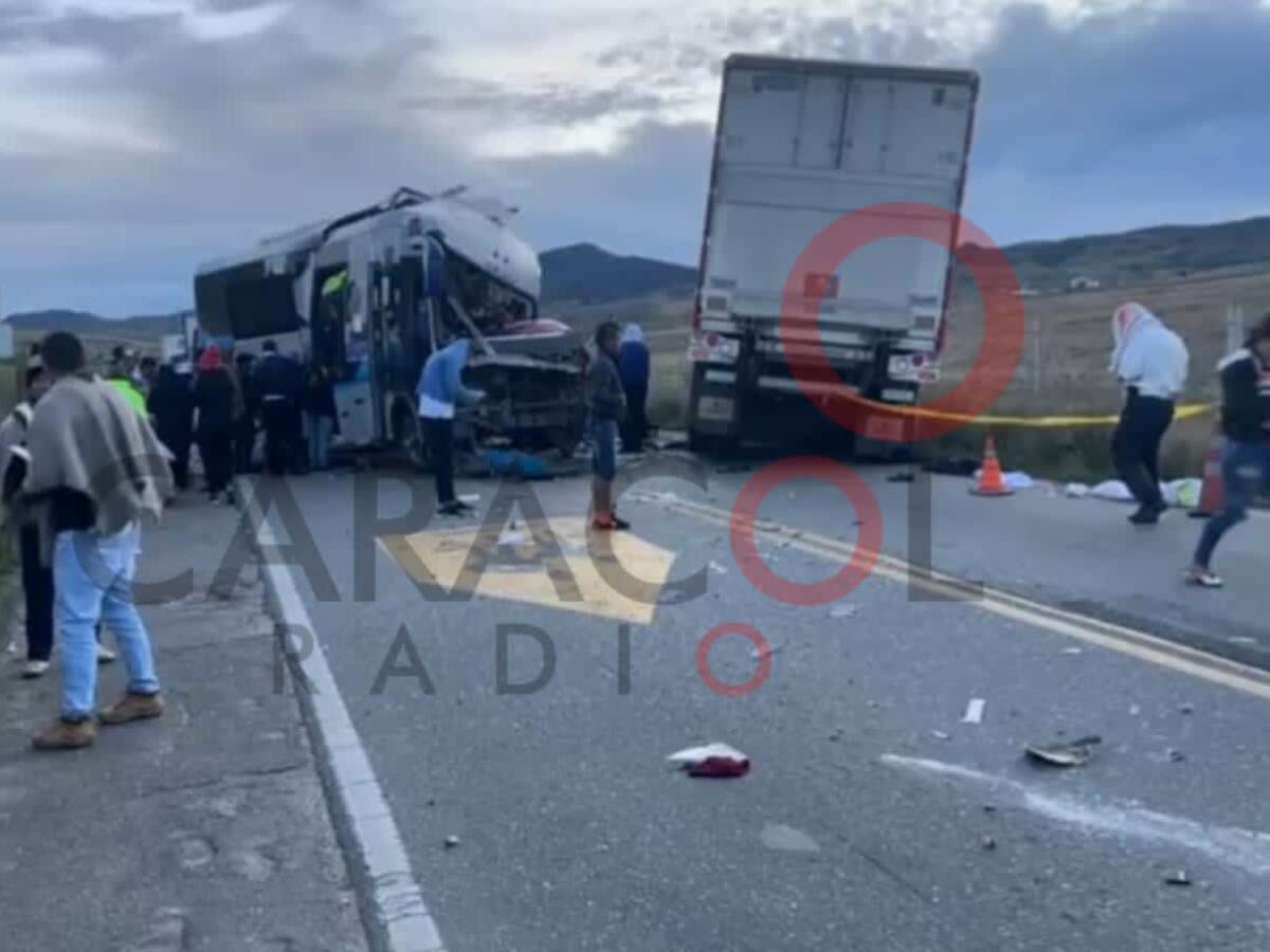Cinco muertos, 21 heridos en accidente de tránsito vía Bucaramanga- Pamplona