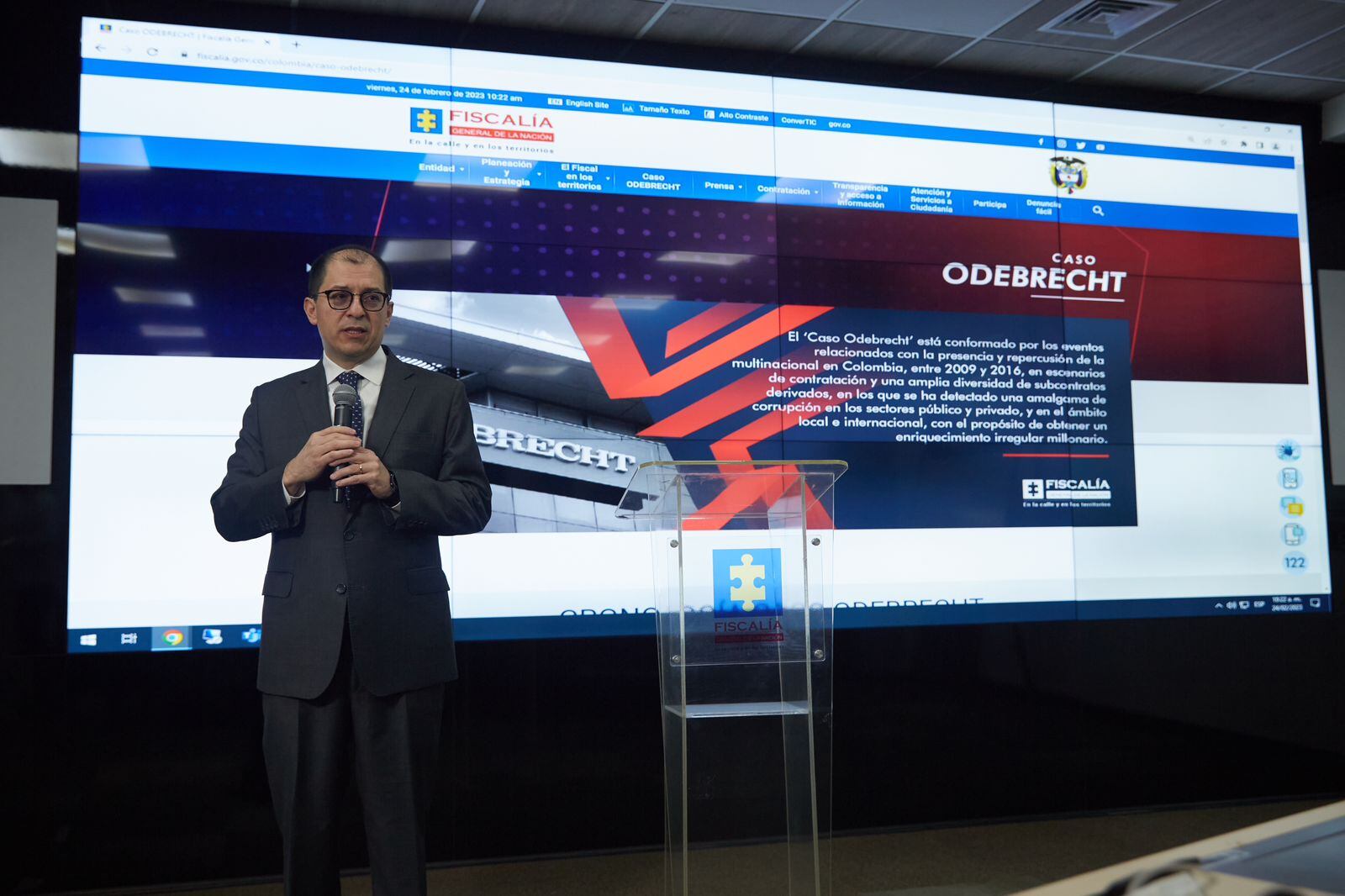 Fiscal General Francisco Barbosa anuncia nuevas imputaciones en el caso Odrebrecht