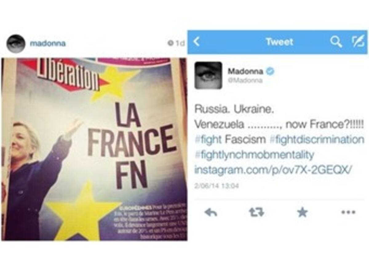 ​Madonna califica a Venezuela como fascista y lucha contra esta corriente