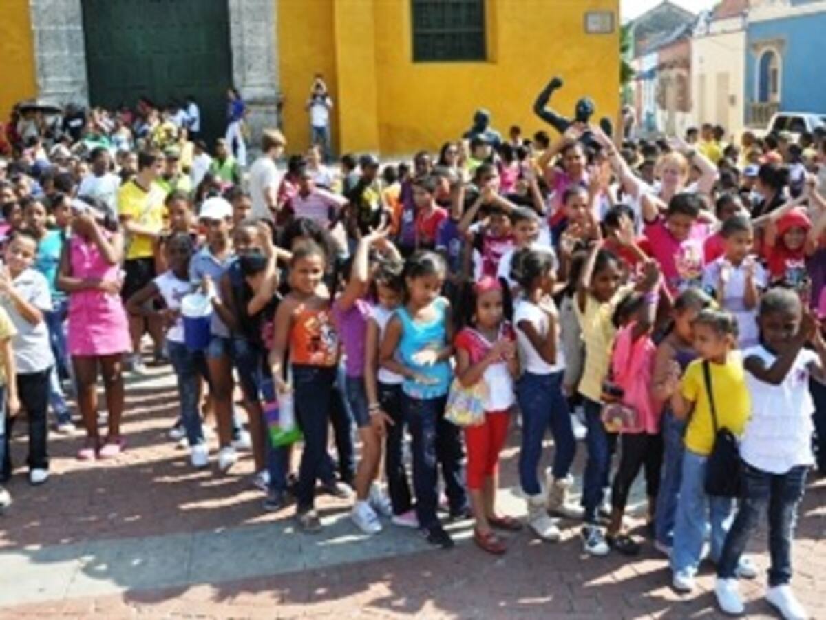 Los niños de Cartagena hicieron su 'minicumbre' de las Américas