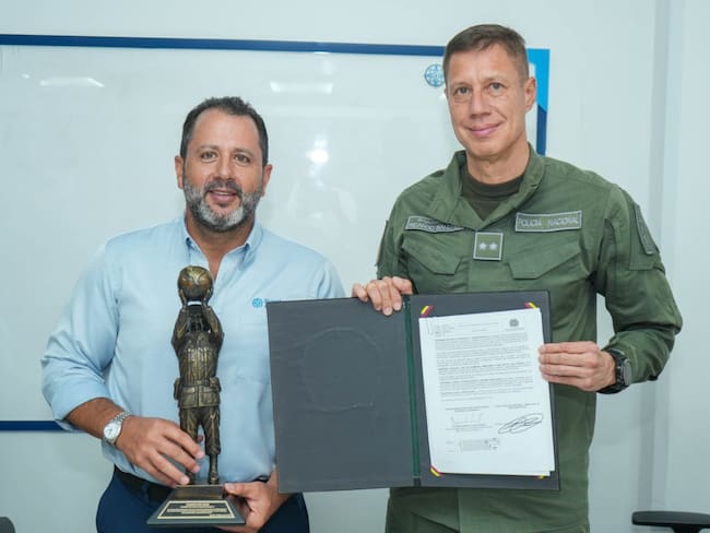 Convenio para blindar el comercio exterior desde Puerto Antioquia . Cortesía: Puerto Antioquia