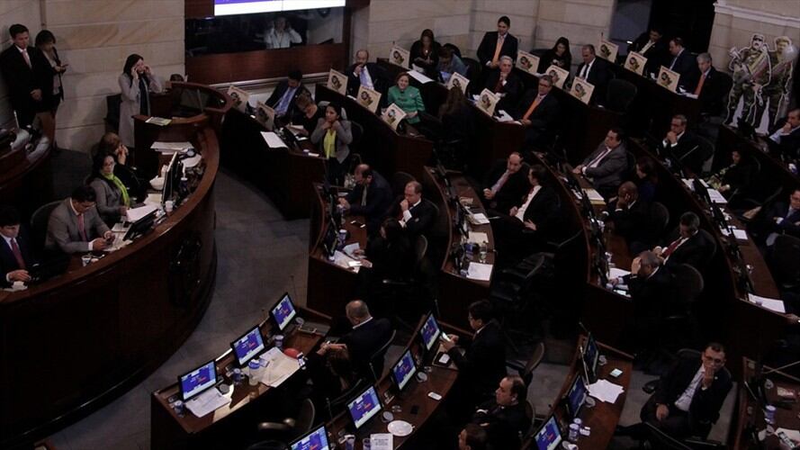 Congreso de la República. Foto: Colprensa/Diego Pineda