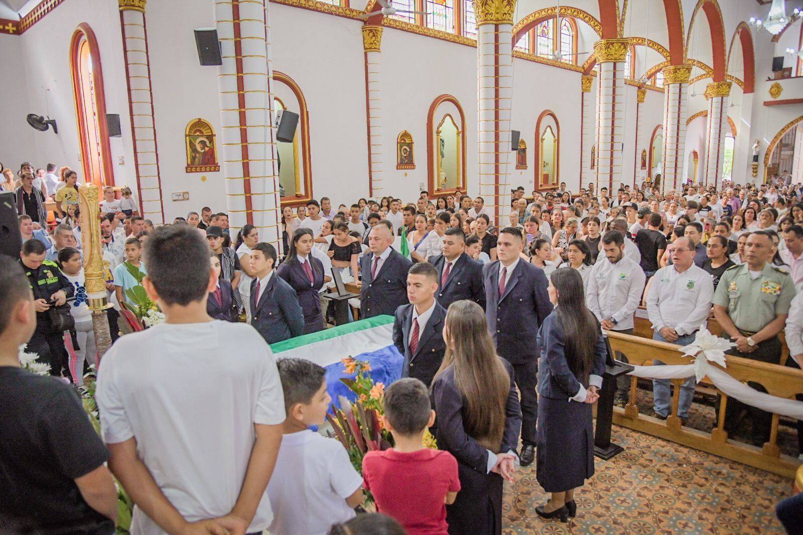 Exequias menores muertos en accidente- foto gobernación