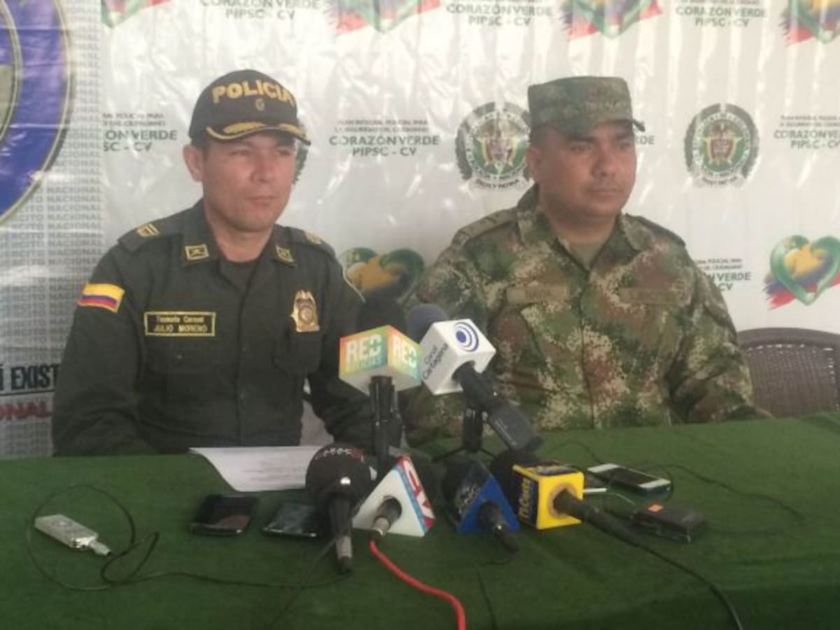 Policía confirma que campo minado donde murió uniformado en Bolívar era del Eln