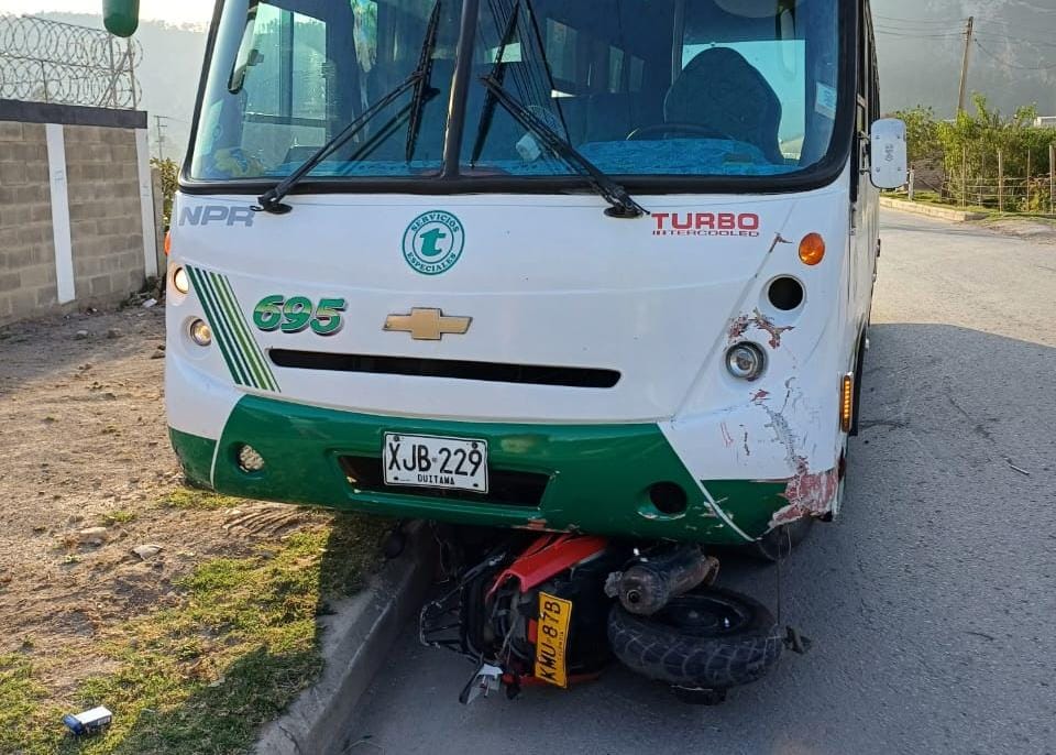 Joven mujer muere en accidente de tránsito en Sogamoso