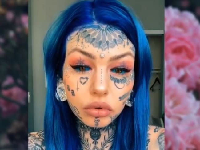 Esta mujer completó 200 tatuajes en su cuerpo y va por más