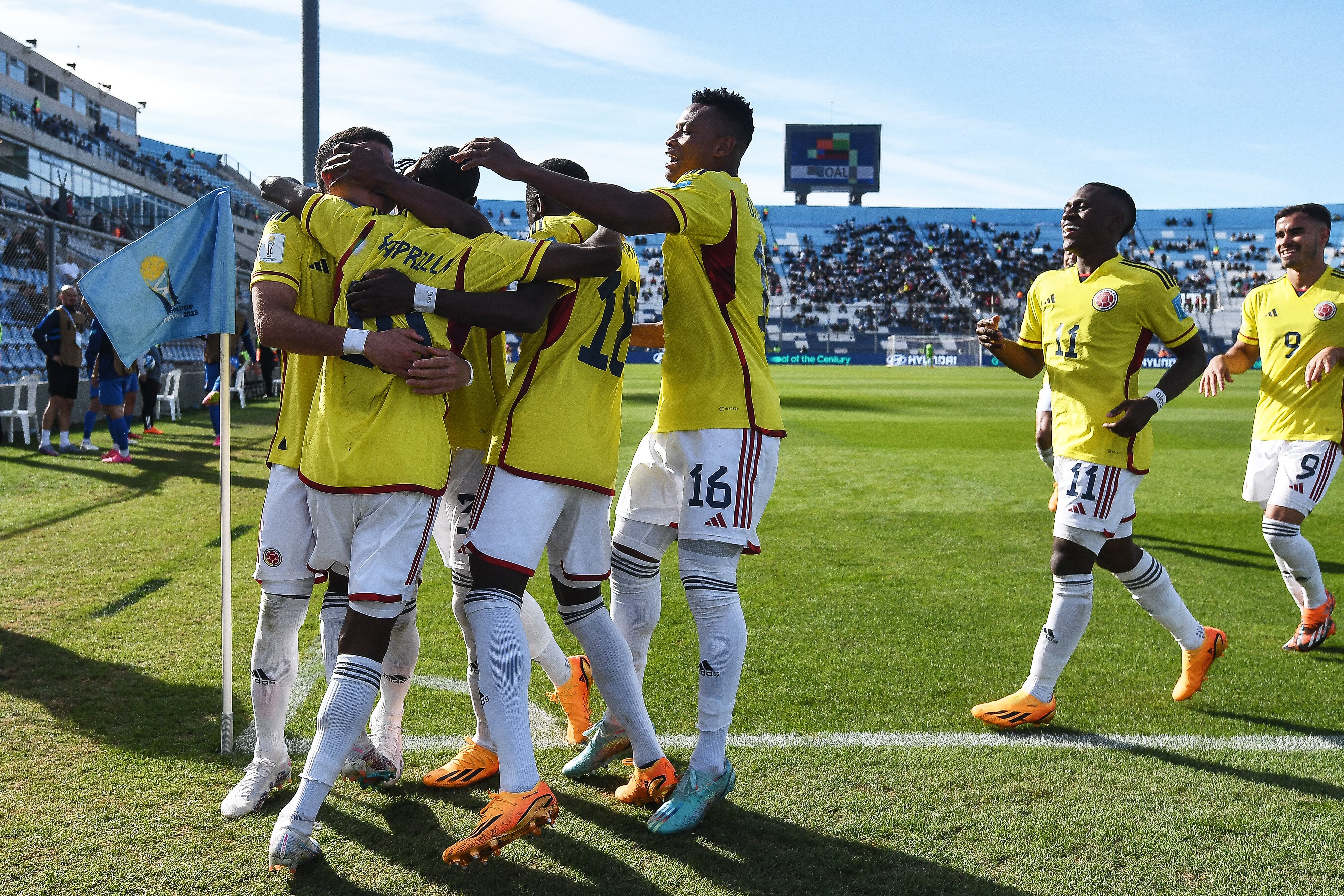 La Selección Colombia Sub-20 en el reciente Mundial de la categoría. (Photo by Marcelo Endelli - FIFA/FIFA via Getty Images)