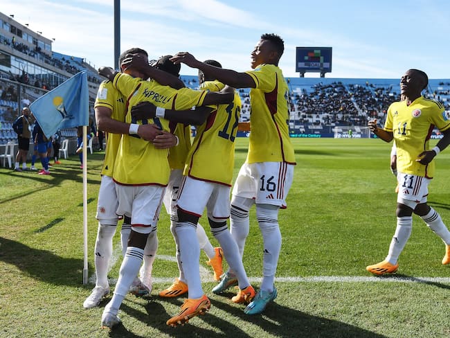 La Selección Colombia Sub-20 en el reciente Mundial de la categoría. (Photo by Marcelo Endelli - FIFA/FIFA via Getty Images)